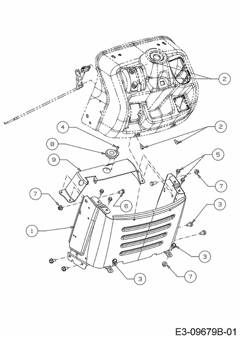 Panel przedni