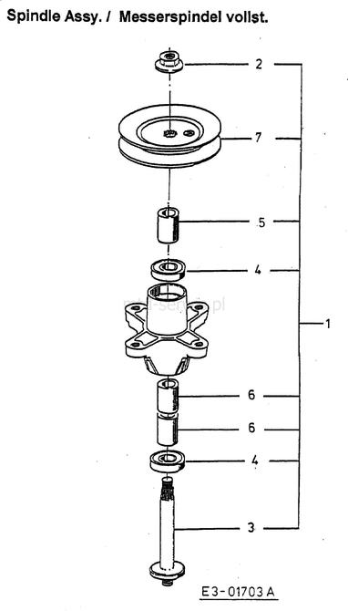 Mandrela noża 618-0624